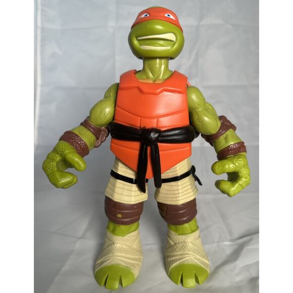 TMNT Battle Shell Battle Armor Michaelangelo 10" Teenage Mutant Ninja Turtle - Picture 1 of 7